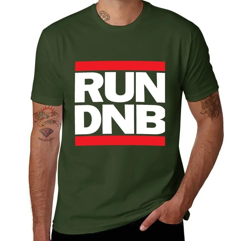 Run Dnb Tshirt Vintage Clothes Summer Tops Unisexs Tall T Shirts