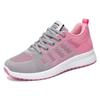 Schuhe Damen neue einfarbige Schuhe Lässig Studenten Atmungsaktiv bequem Fly-Woven Sneaker