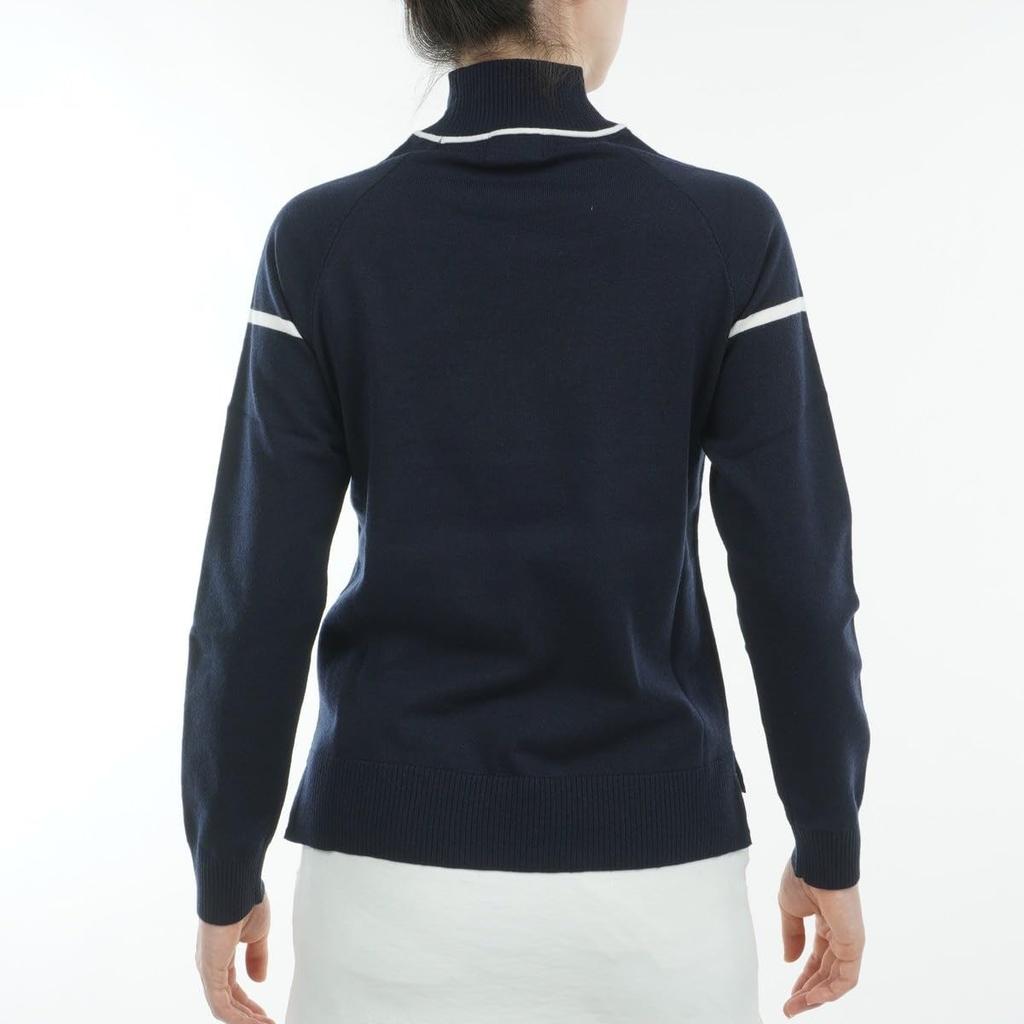 New Balance Golf Crew Neck Knit and 0 (Stretchy Warm) / Women's / 012-4274502 121_Navy [S]