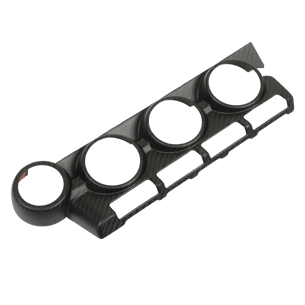 AC Control Panel Trim Cover Dry Carbon Fiber Dashboard Air Condition Switch Button Panel Frame Decal for GR86 2022+