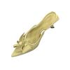 Pointed Stiletto High Heels Women'S Fashion Back Empty Single Shoes Temperament Sexy Lady Shoes Bag Head Sandals