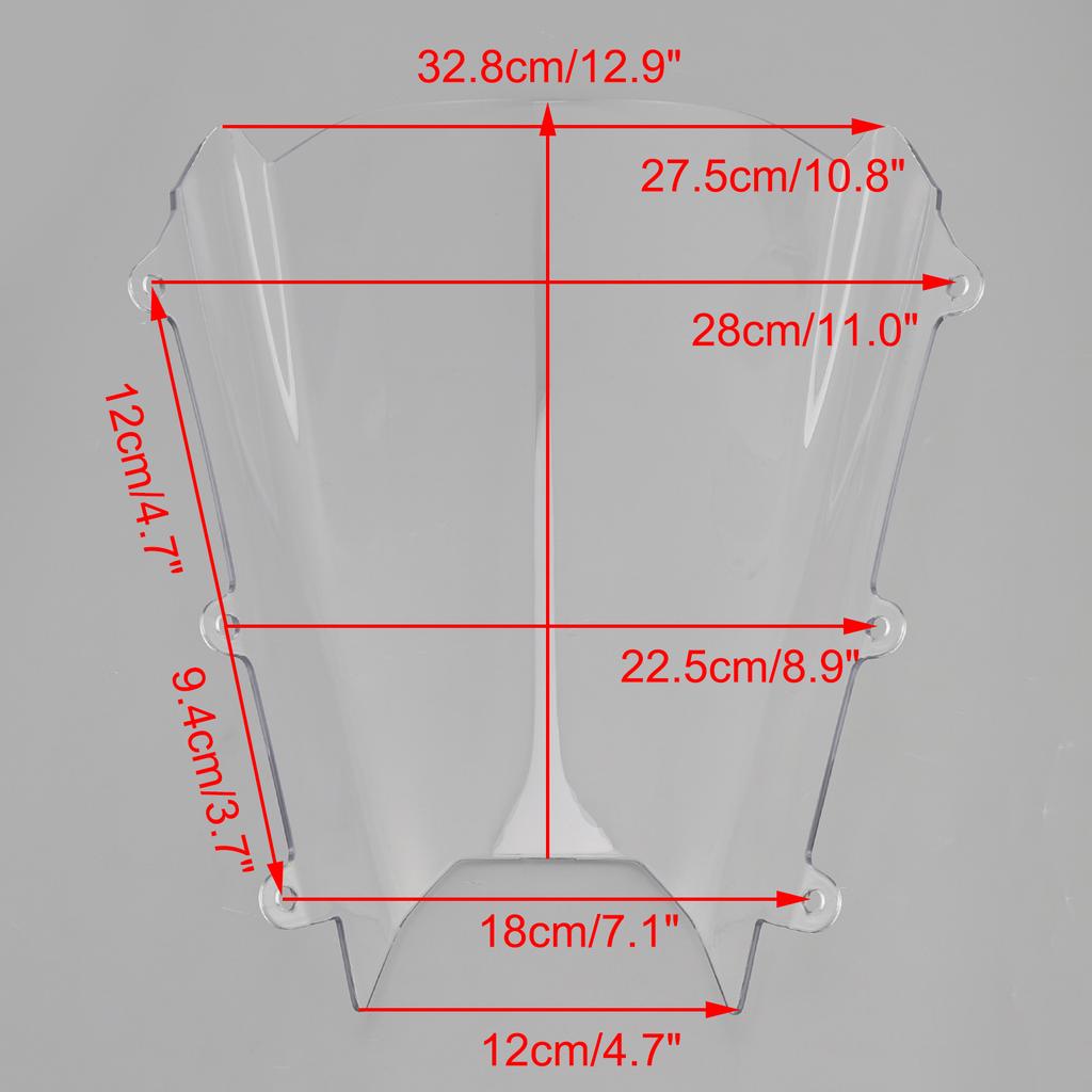 Windshield WindScreen fit for Suzuki GSX-8R GSX-8R 2024-2025 Clear