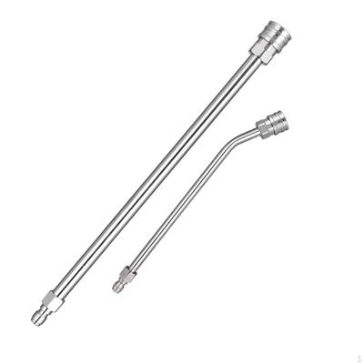 2 Pieces Washer Extension Wands 1/4’’Quick Connect Sturdy Attachments Portable Cleaning Tools