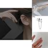 Trendy Chain Design Ear Clip For Men And Women Elegant Non-piercing Ear Cuff