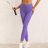 European & American High-Waist Yoga Pants: Tummy Control & Hip Lift Ribbed Fitness Leggings