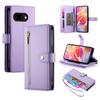 DF-011 For Samsung Galaxy A56 5G Case Zipper Pocket Wallet Leather Phone Cover with Straps