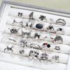 24-Piece Punk Skull Spider Ring Set: Dark Retro Hip-Hop Style