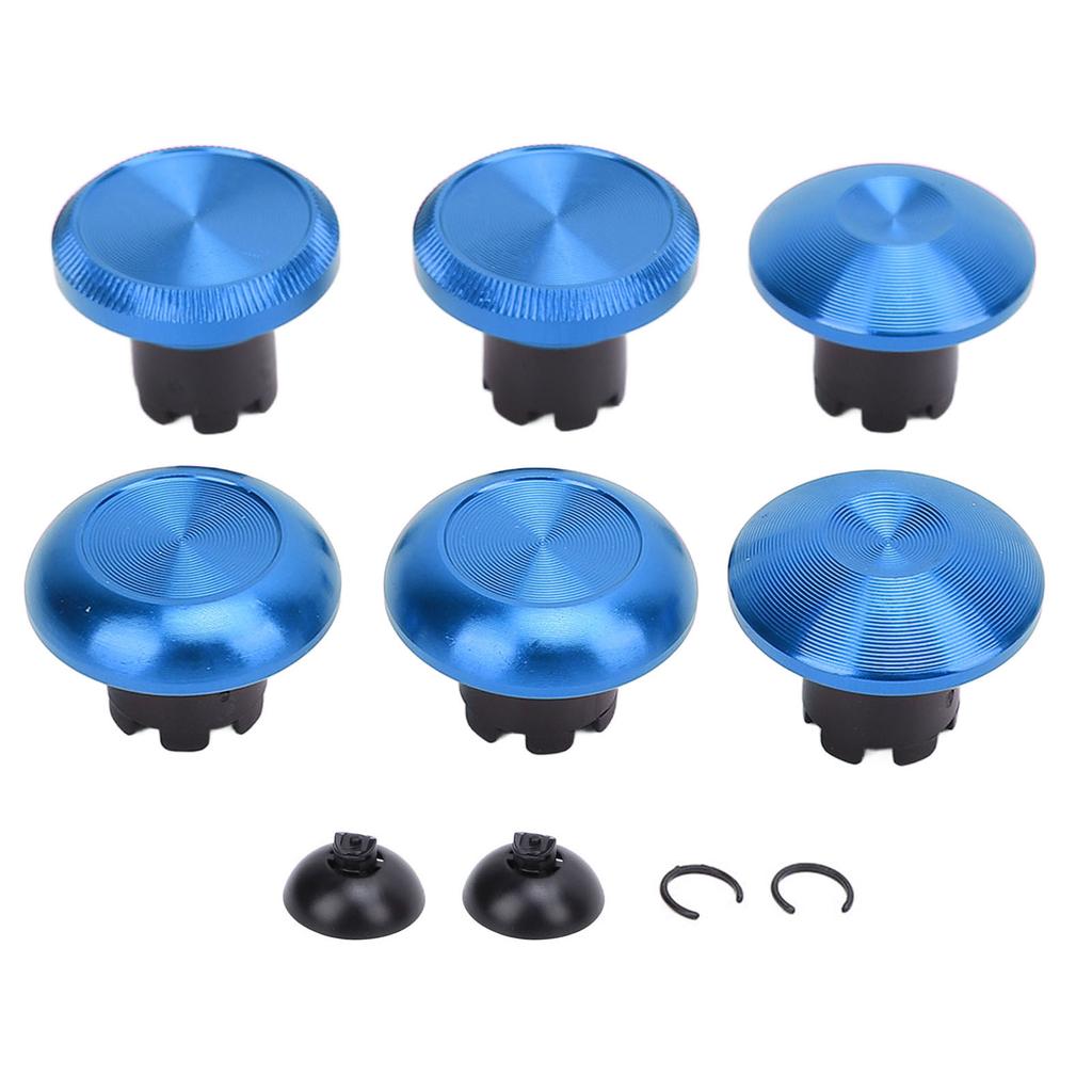 Metal Thumbsticks for Edge Controller Plug and Play Interchangeable Analog Joystick for Switch Pro Controllers Blue