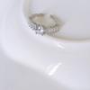 Earrings Imitation Mozambican Diamond Ring Couple Ring Wedding Crown 1 Carat Diamond Open Ring Ring Jewelry