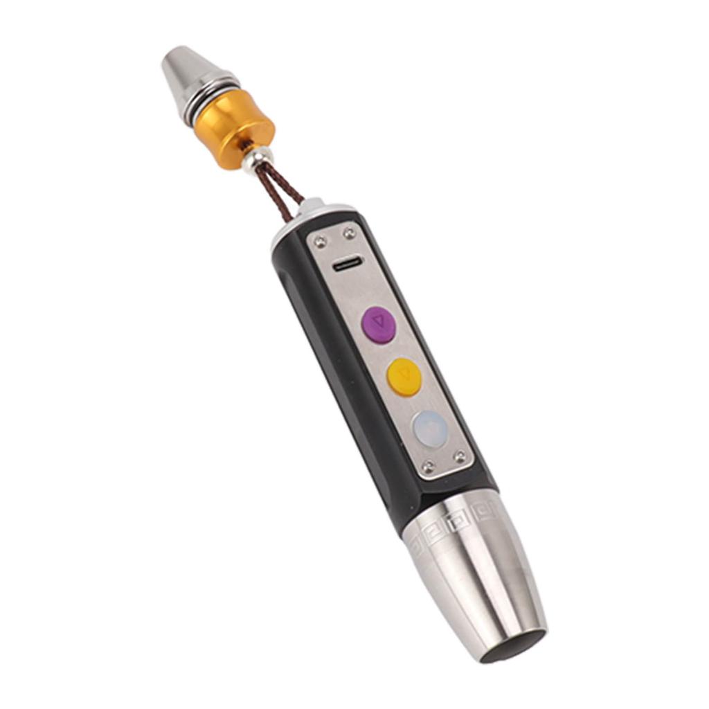 Jade Värderingslampa 3 Ljuskällor Steglös Dimning LED Jade Identifieringsficklampa för Smycken