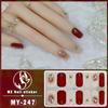 Three-dimensional Waterproof No-bake Gel Nail Polish Film Full Sticker European and American Sexy Nail Film Paper Nail Film Paper