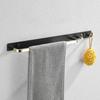 Gold/Black Gold Bathroom Towel Bar Brass Shower Wall Hanging Towel Rack Toilet Bath Towel Rack Rack Towel Hanger Hook Chrome
