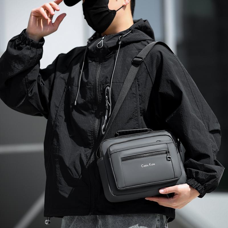 Men's Crossbody Bag Shoulder Bag Briefcase Large Capacity Business Bag