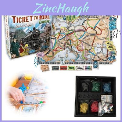 Explore Europe With The Engaging Ticket To Ride Europe Board Game By Days Of Wonder