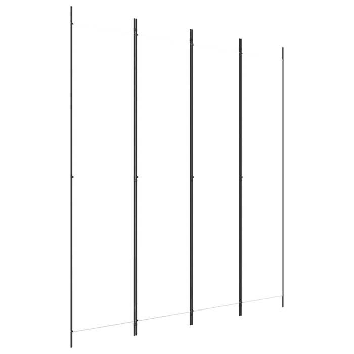VidaXL Cloison de Séparation 4 Panneaux Séparateur de Pièce Pliable Diviseur Écran d'Intimité Paravent Décoration Salon 350198