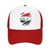 Proud Iraqi Design Iraq Flag Mesh Baseball Cap Unisex Women Outdoor Trucker Hat  Hat Adjustable Summer Trucker Hats