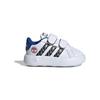 adidas Marvel x Grand Court Cloudfoam I Spider-Man Baby Sneakers White Cloud-White Core-Black ID8017