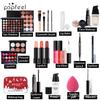 Popfeel All-in-One Make-up-Set Professionelles Full-Face Kosmetikset mit Feiertags-Blechdose Lidschatten Lippenstift Foundation Feiertagsgeschenk für Frauen