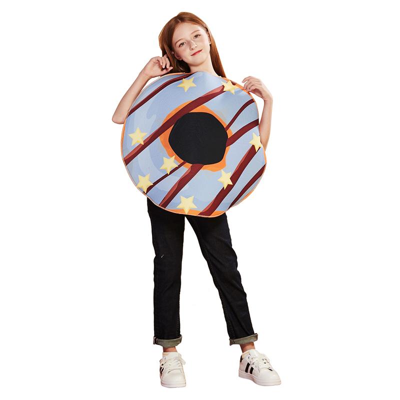 Coole Kinderkostüme Kinder Essen Lustiges Kostüm für Purim Karneval Jungen Hot Dog Cosplay Pizza Milch und Kekse Kostüm