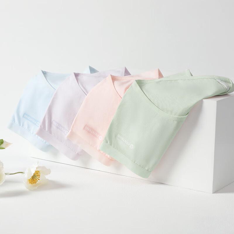 Fenteng Women's Pure Cotton 10A Antibacterial Briefs (4-Pack)