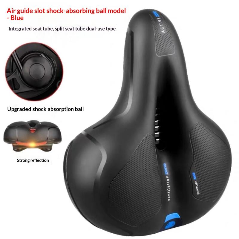 Reflective Hollow Bike Seat Comfortable and Breathable for Everyday Use