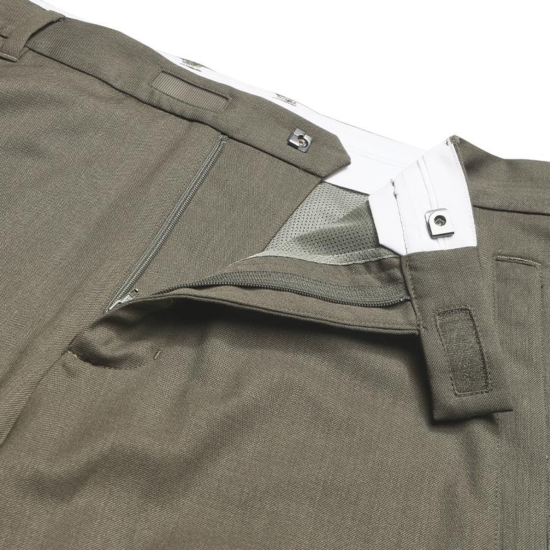 Fila Milano Series SNBN Simple Classic Fashion Retro Versatile Comfortable Straight Leg Woven Zipper Solid Color Casual Pants F11M625824F-LK