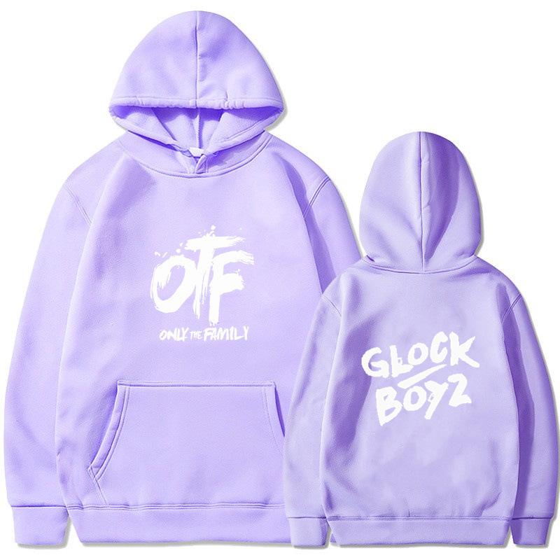 2025 new OTF letter print men's and women's hoodies spring and autumn goth casual comic pattern sweater
