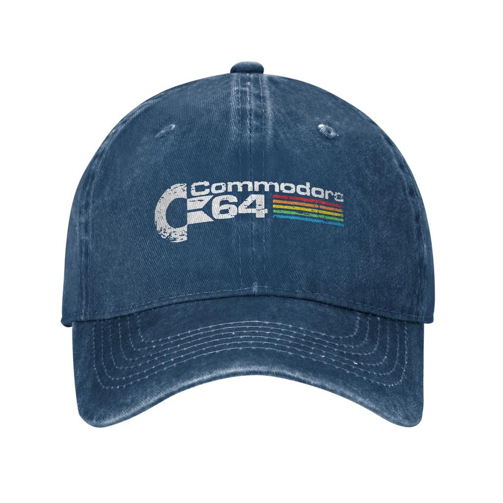 The Old Technology Commodore  Unisex Women Baseball Caps  Distressed Cotton Hats Cap Classic Outdoor Headwear