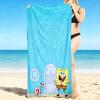 1Pc Spongebob'S Underwater Adventure Beach Towel Quick Dry Multiuse For Beach Pool Gym Yoga Home Travel Christmas Halloween Xmas Gift L1479