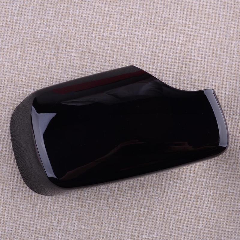 51168238375 Front Left Side Rearview Mirror Cover Cap Fit for BMW 3 Series E46 Sedan Hatchback Touring 2001-2005 Glossy Black