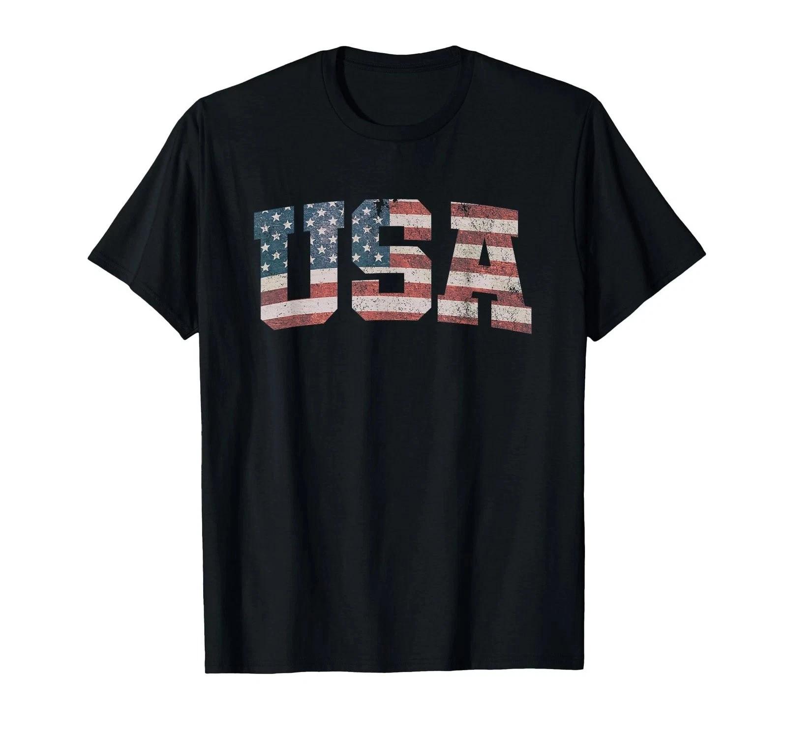 USA Flag Patriotic 4th of July America Graphic Tee 3XL