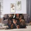 The Vampire Diaries Damon Salvatore  TV Series Blanket  Picnic Flannel Throw Blanket For Home Decor Soft Quality Bedspread Gift