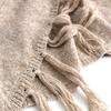 Women's Asymmetric Cardigan Sweater with Buttons and for Casual Outwear