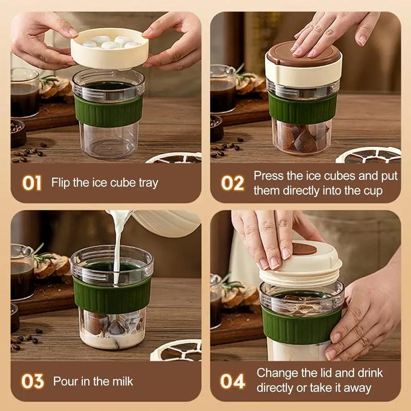 500ml Kallskumkopp Bärbar Amerikansk Sommar Isgaller Kall Dryck Kopp Kreativ Med Trycktyp Isgaller Läckagesäker Iskoppar