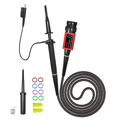Cleqee P4100 High Voltage Oscilloscope Probe, 2000V, 100:1, 100MHz, BNC Connection, with Measurement Accessory Kit