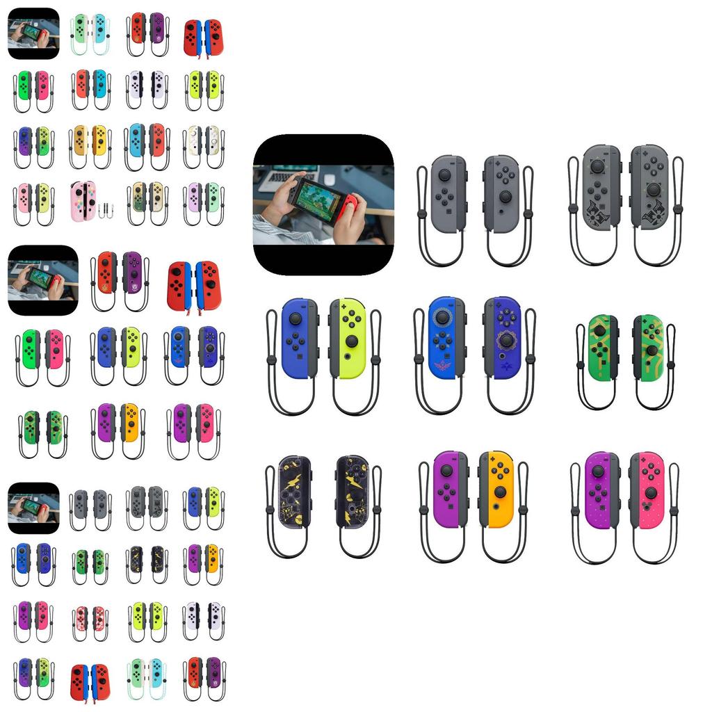 Versatile Joy-con Game Controller Featuring Wireless Bluetooth Connectivity And Excellent Haptic Feedback For Switch And Mobile Devices