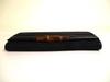 Authentic GUCCI GG Bamboo Black Canvas Leather RFlap Long Wallet #a231  Refurbished