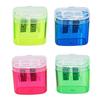 Dual Holes Pen Sharpener With Lid Pencil Sharpening Tool New Pencil Sharpeners  Student Stationery