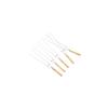 Handle Forks Stainless Steel Double Prong Grill BBQ Skewer Barbecue Skewer BBQ Stick Cooking Tool