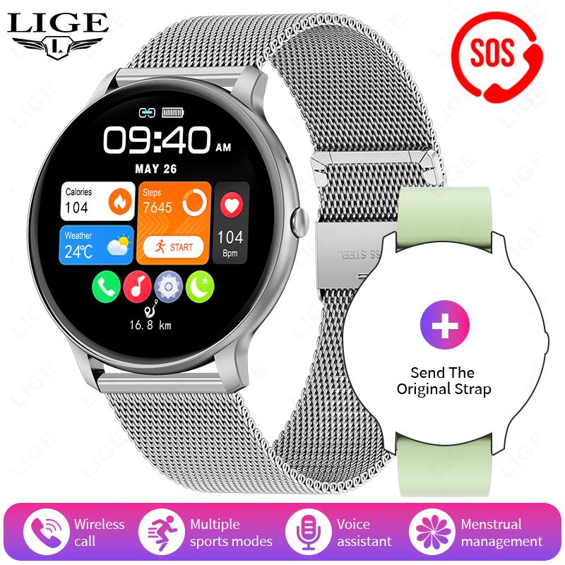 Bluetooth Call Smart Watch 1.39" Women Custom Dial Watches Men Sport Fitness Tracker Heart Rate Smartwatch For Android IOS