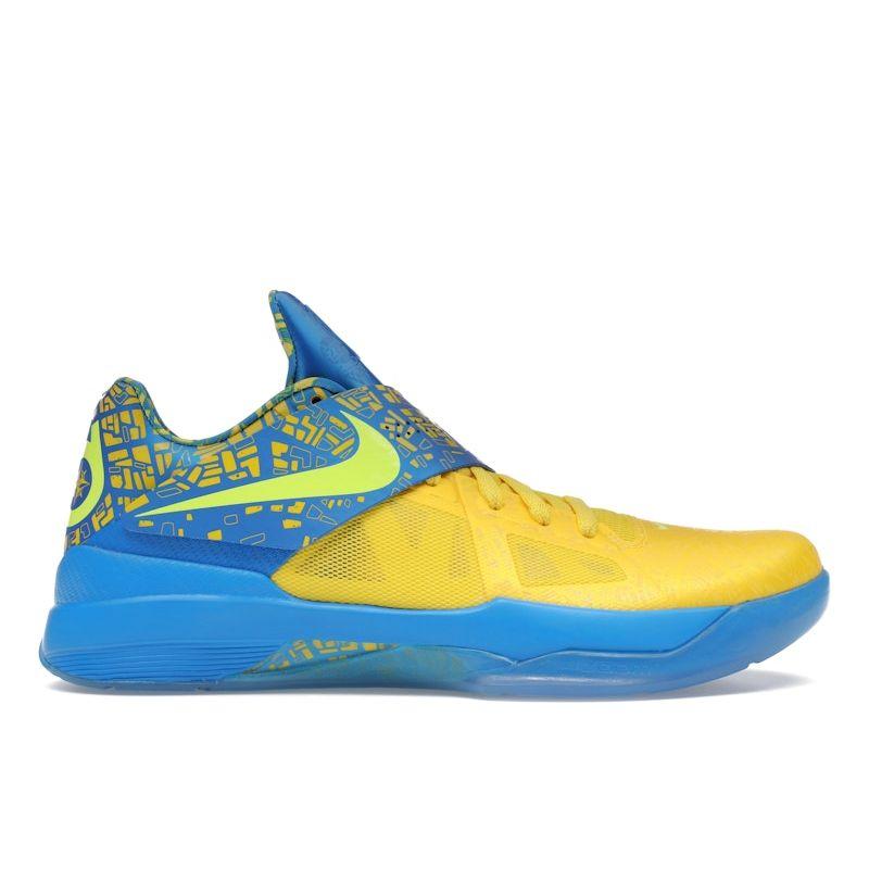 

Nike Zoom KD 4 Photo Blue Lemon Twist Tour Yellow Men s Basketball Shoes FZ5916-400 42
