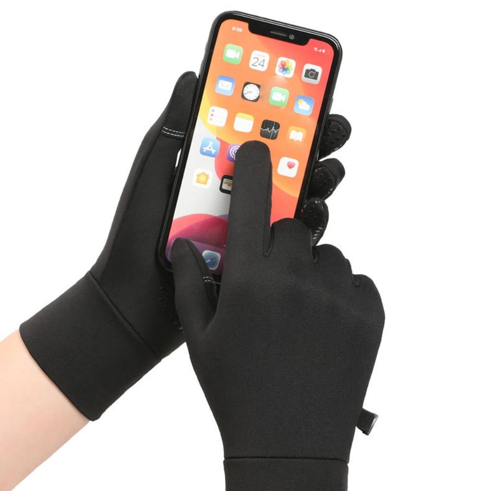 Windproof Warm Cycling Gloves High Elasticity Running Ski Gloves  Cycling Equipment