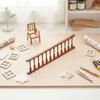Dollhouse Handrail Natural Wood Staircase Railing Premium