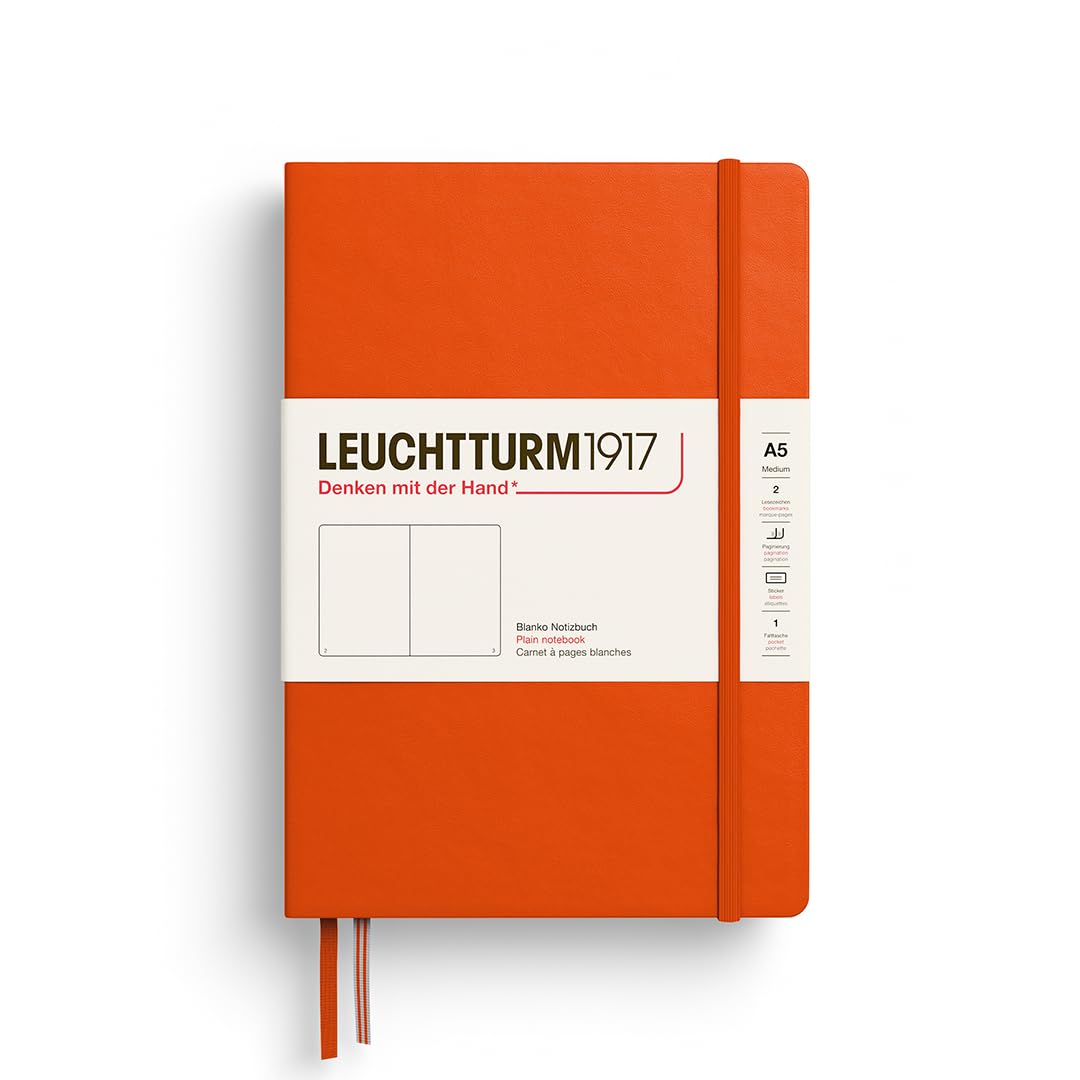 LEUCHTTURM1917 Notebook A5 Plain Pumpkin 373981