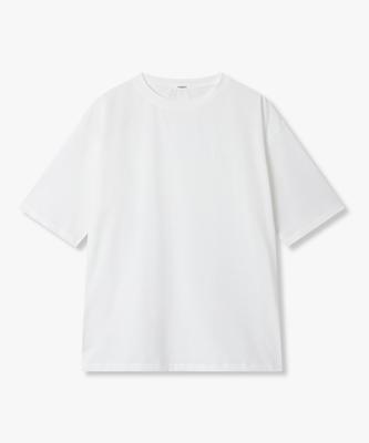 STUDIO TOMBOY [Reorder] Mini Embroidered Round Neck Short Sleeve T-Shirt_Off-White 9176222981