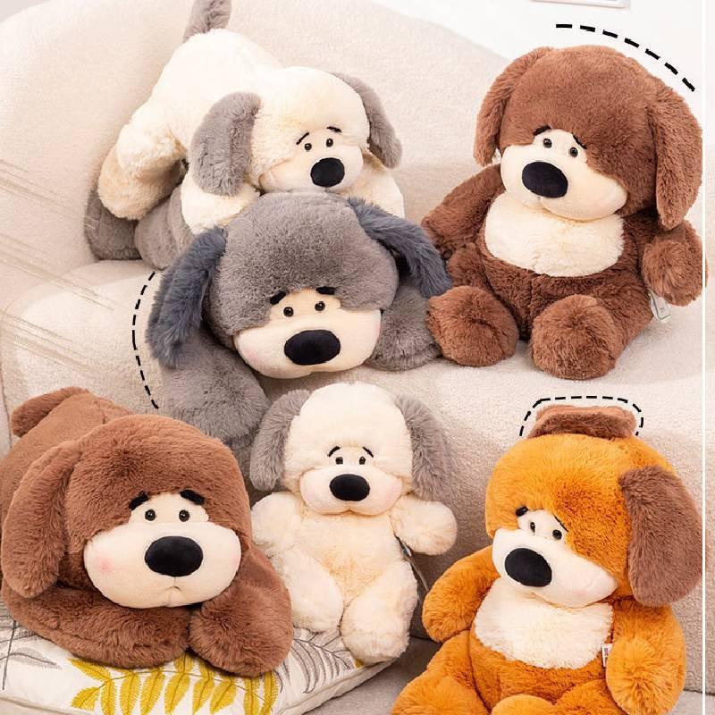Adorable Qiset Du Du Plush Dog Toy Soft Cute Pug Pillow For Kids Birthday Gift