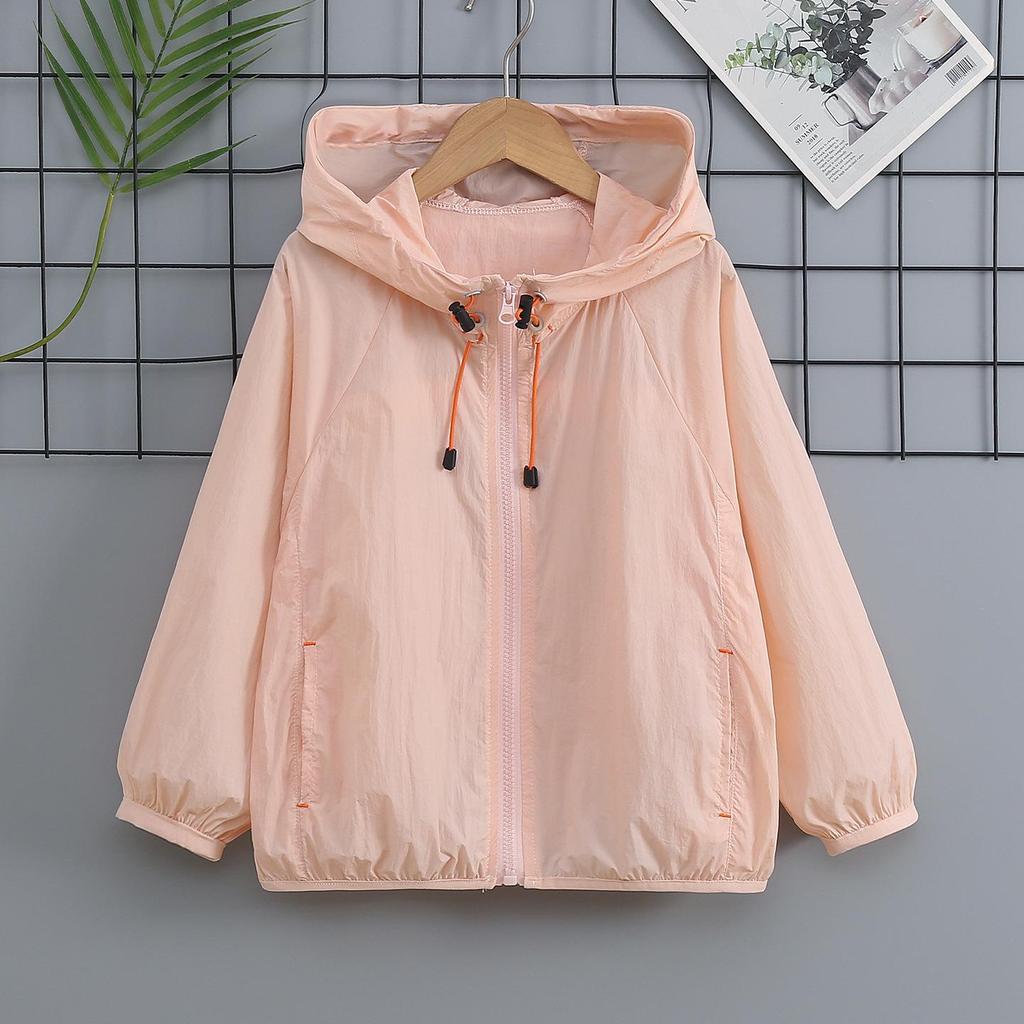 Girls' 2026 Summer Stylish Hooded Sun Protection Jacket
