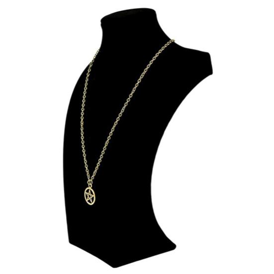 Women Men Round Hollow Star Pentagram Pendant Necklace Xmas Gift Cool