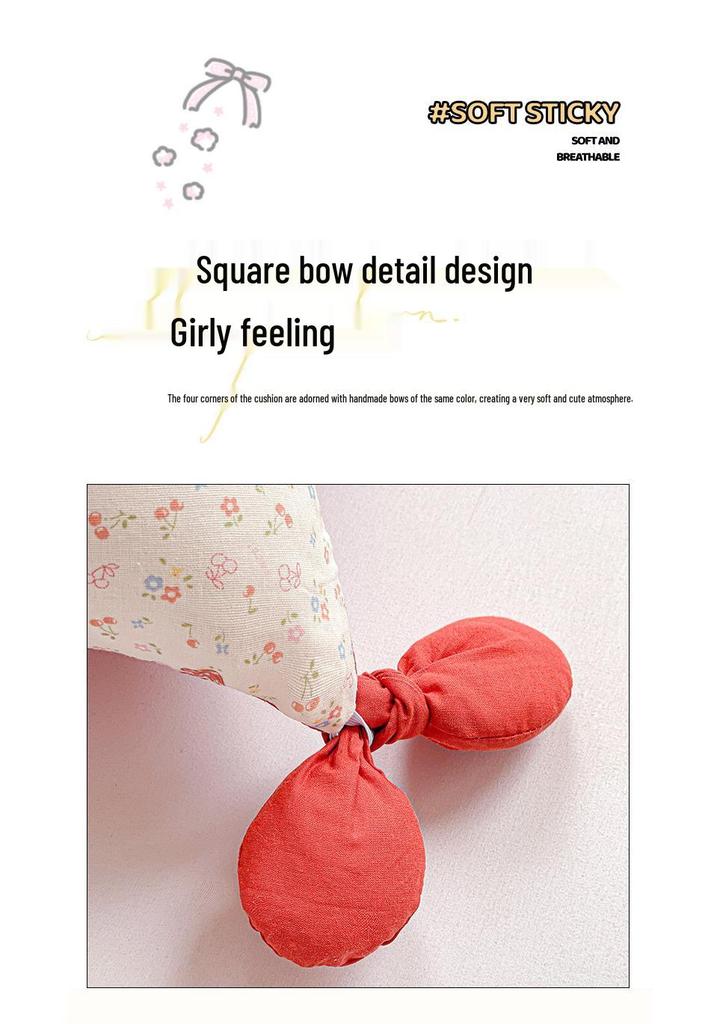 2026 Cotton Appliqué Embroidery Removable Washable Long Cushion 32x100cm