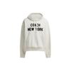 Coach Sweatshirts Unisex Cream Hooded (Non-detachable) Moderate Straight Fit CQ226-CRM